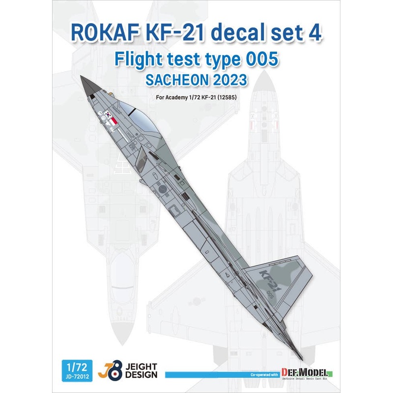 1/72 ROKAF KF-21 decal set 4 (for Academy)