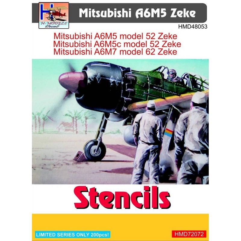 1/72 A6M5 Zeke stencils