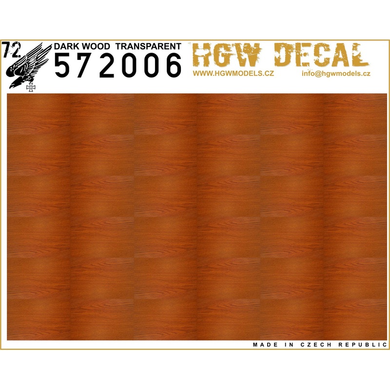 1/72 Dark Wood Transparent