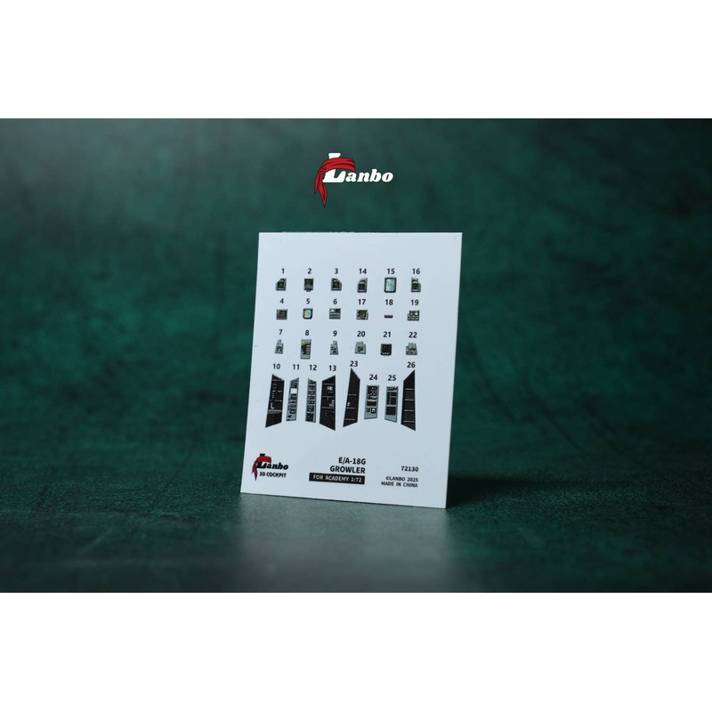 1/72 EA-18G 3D interior decal (for. ACADEMY)
