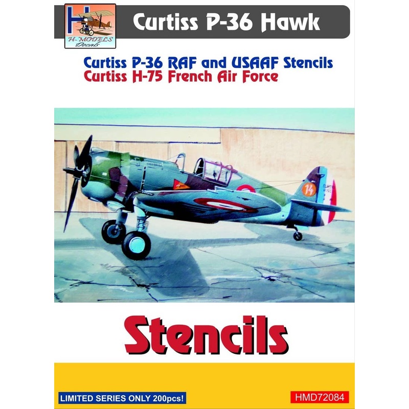 1/72 P-36/Hawk 75 Stencils