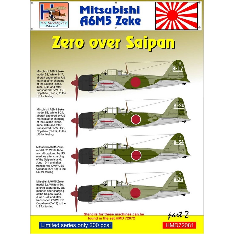 1/72 A6M5 Zeke over Saipan, Pt.2