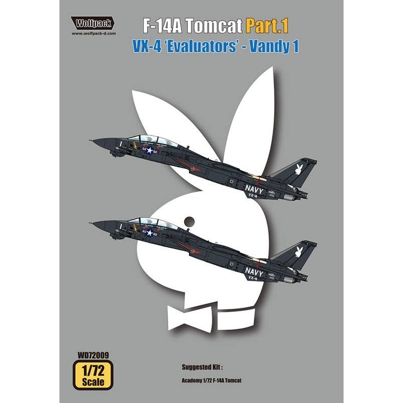 1/72 F-14A Tomcat Part1 VX-4 Evaluators Vandy 1 (for Academy)