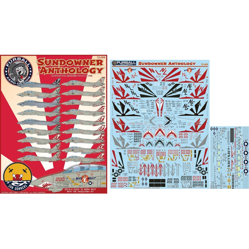 1/72 F-14 VF-111 Sundowners Anthology