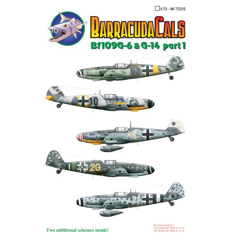 1/72 Bf 109G-6 and G-14 Part 1