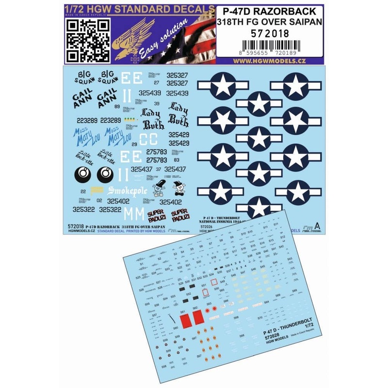 1/72 P-47D Razorback 318 Th Fg Over Saipan