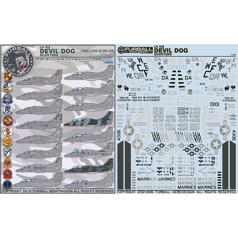 1/72 Lo-Viz Devil Dog Scooters