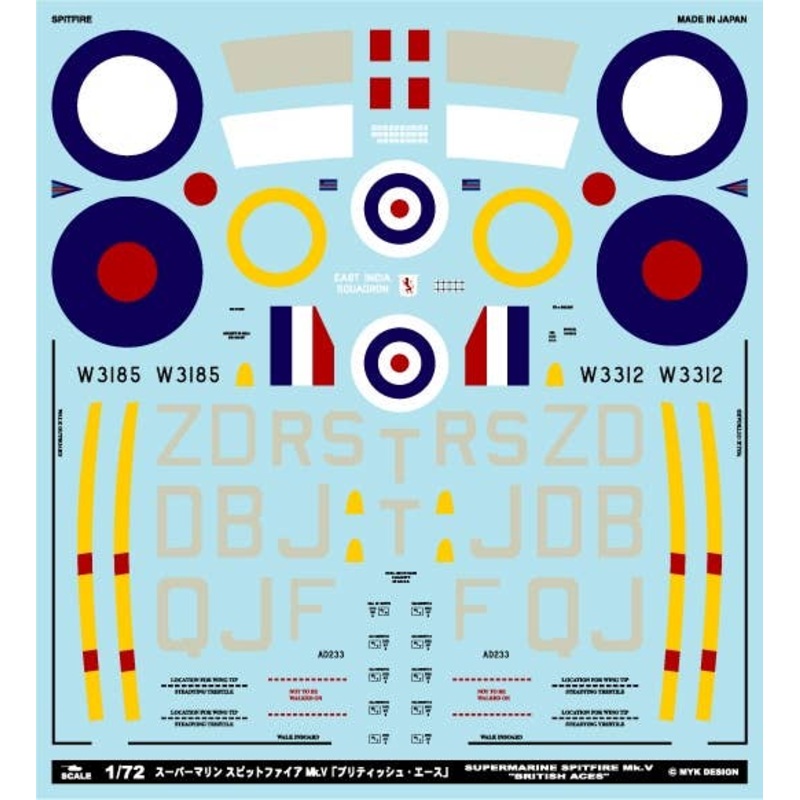 1/72 Supermarine Spitfire Mk.V "British Aces"