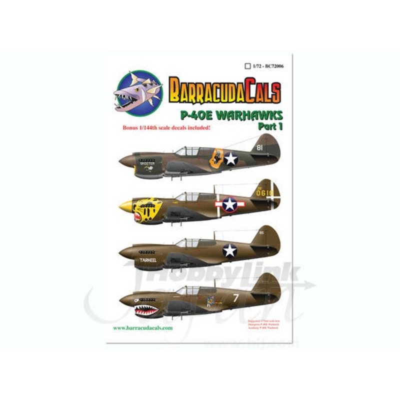 1/72 P-40E Warhawks Part 1