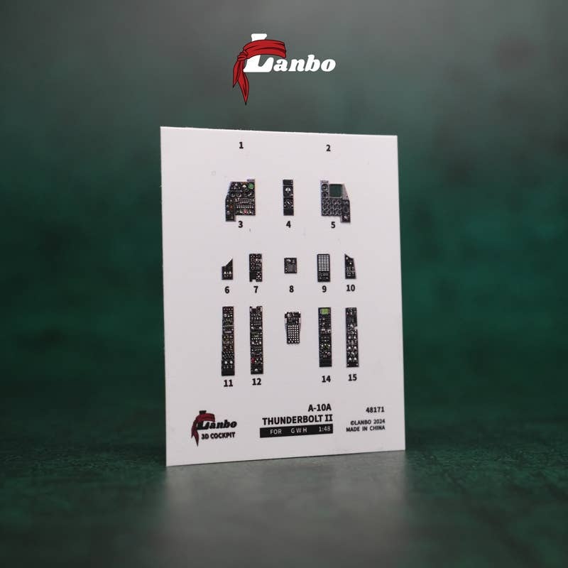 1/48 A-10A 3D interior decal