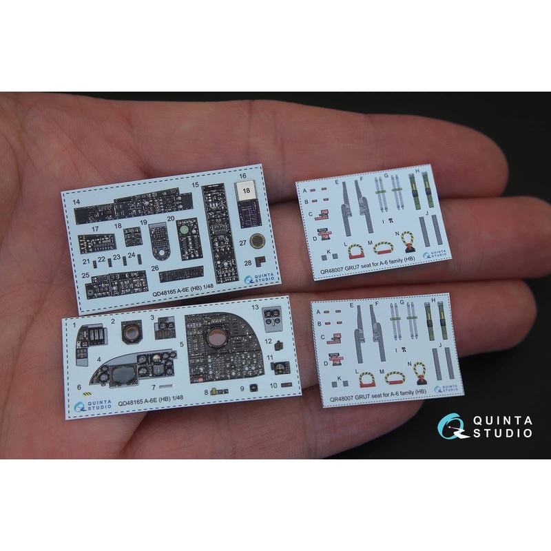 1/48 A-6E Intruder 3D-Printed & coloured Interior on decal paper for HobbyBoss kit