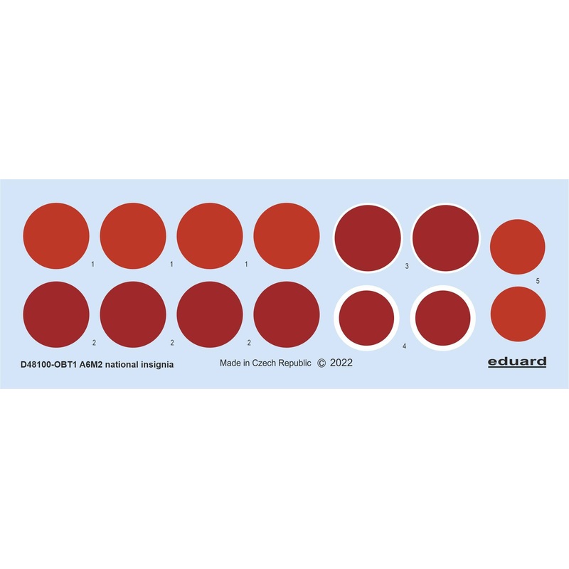 1/48 A6M2 national insignia (for Eduard)