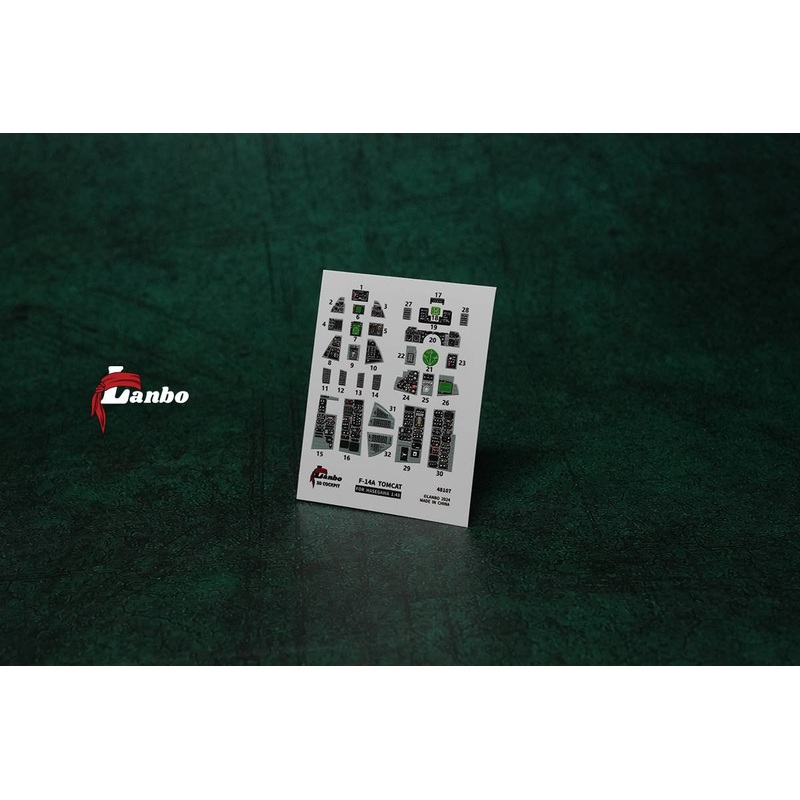 1/48 F-14A 3D interior decal (for. hasegawa)