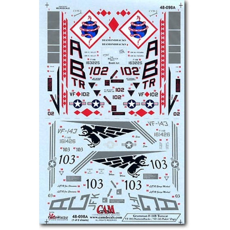 1/48 F-14B VF-102/VF-143 Enduring Freedom