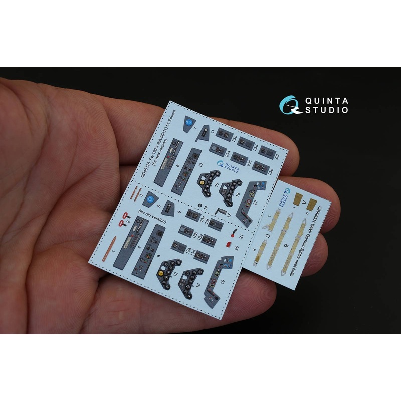 1/48 Fw 190 A-8/A-9 (R11) 3D-Printed & Colored Decals for Eduard kit