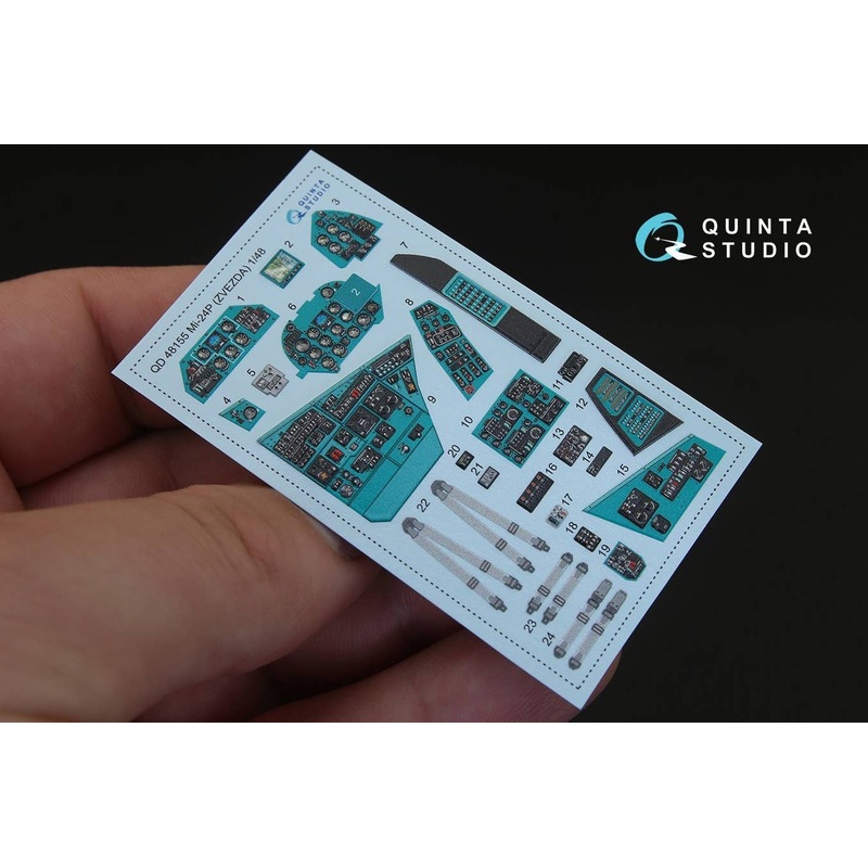 1/48 Mi-24P Interior 3D Decal for Zvezda kit