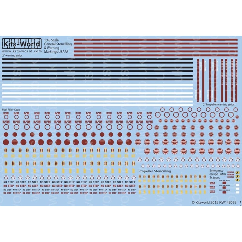 1/48 USAAF General Stencilling