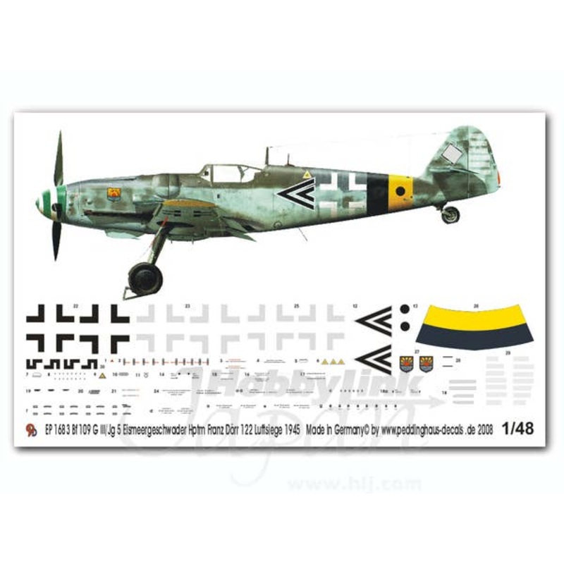 1/48 Bf109G Hptm Franz Doerr III/JG 5