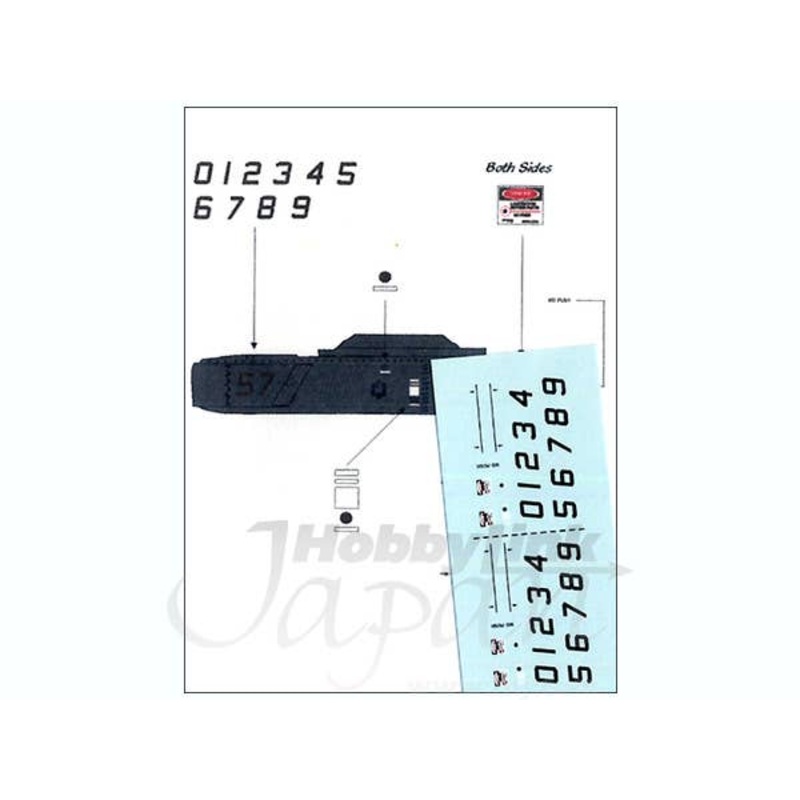 1/48 LANTIRN Pod Stencil Data