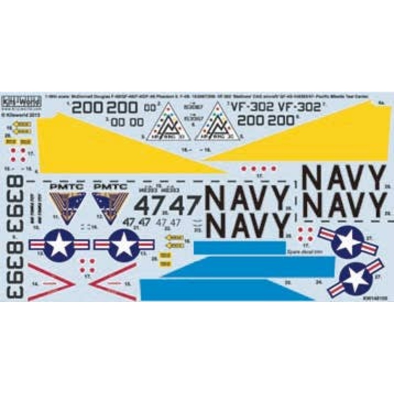 1/48 Phantom F4-B Decal Sheet