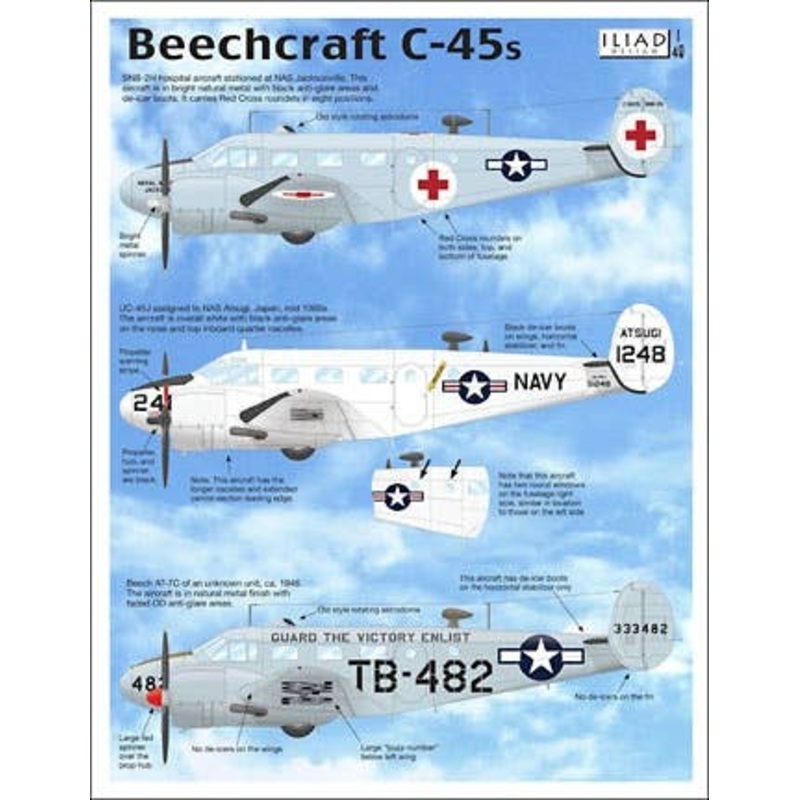 1/48 Beechcraft 18s