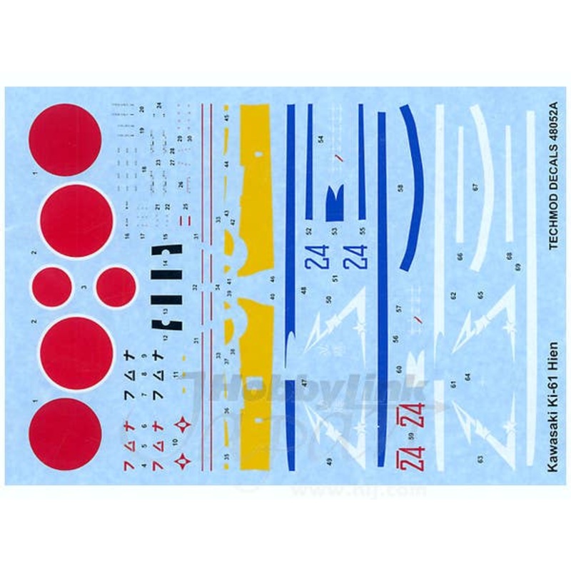 1/48 Kawasaki Ki-61 Hien Decals