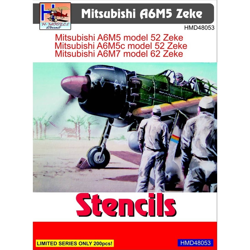 1/48 A6M5 Zeke stencils