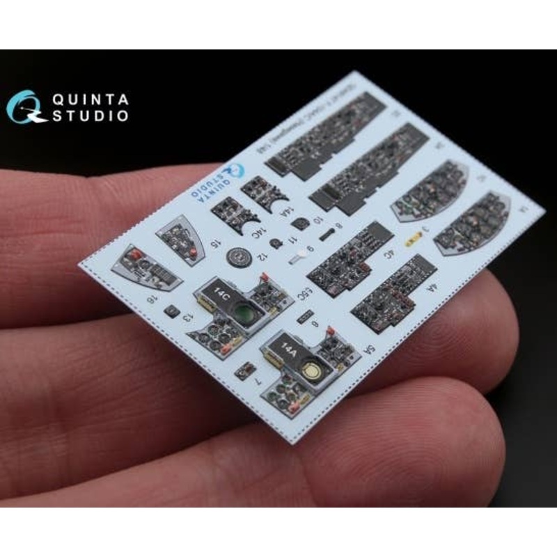 1/48 F-104A/C 3D-Printed & coloured Interior on decal paper for Hasegawa kit