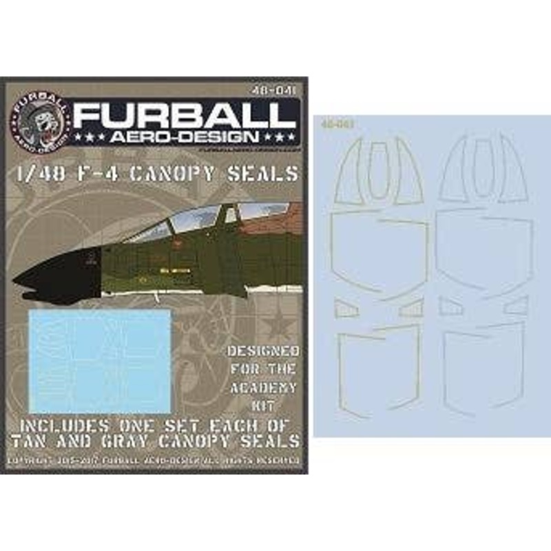 1/48 F-4 Canopy Seals