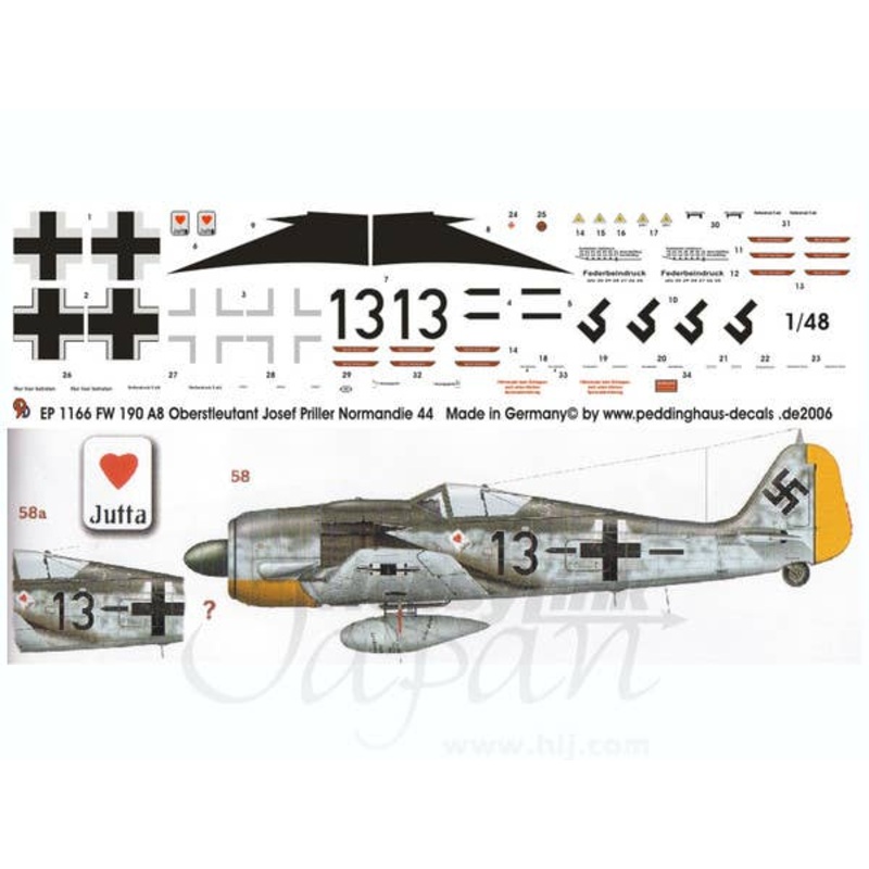 1/48 Fw 190 A8 Oberstleutnant Josef Priller JG26