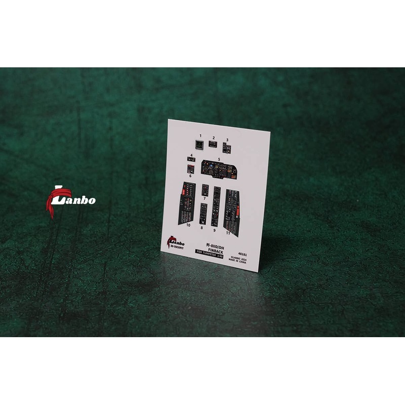 1/48 J-8IID 3D interior decal (for. TRUMPETER)