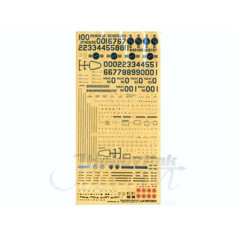 1/48 KF-16 Stencils Version 1