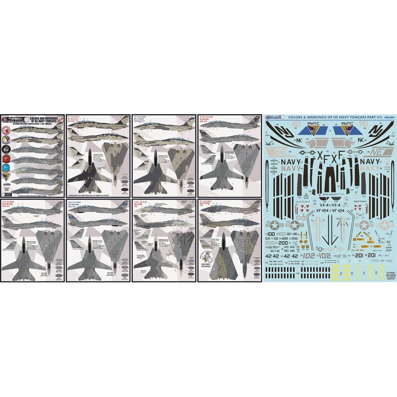 1/48 USN F-14 Tomcats Colors & Markings Part VII