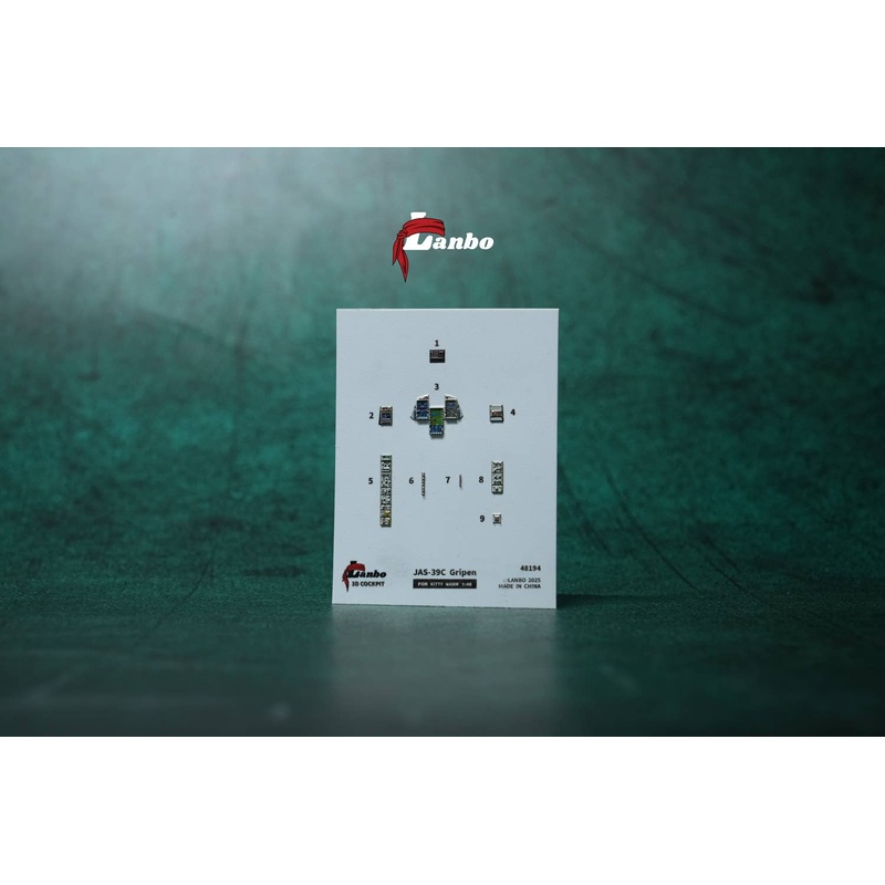 1/48 JAS-39 3D interior decal (for. ZIMI)