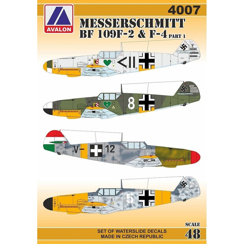 1/48 Messerschmitt Bf109 F-2 & F-4 Part 1