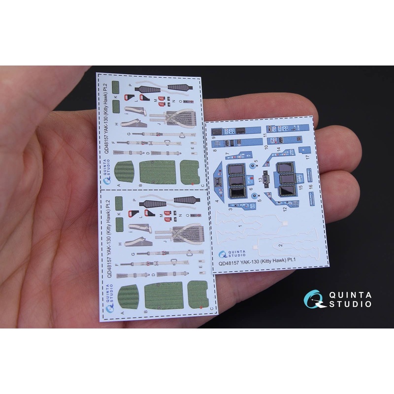1/48 Yak-130 3D-Printed & coloured Interior on decal paper for KittyHawk kit