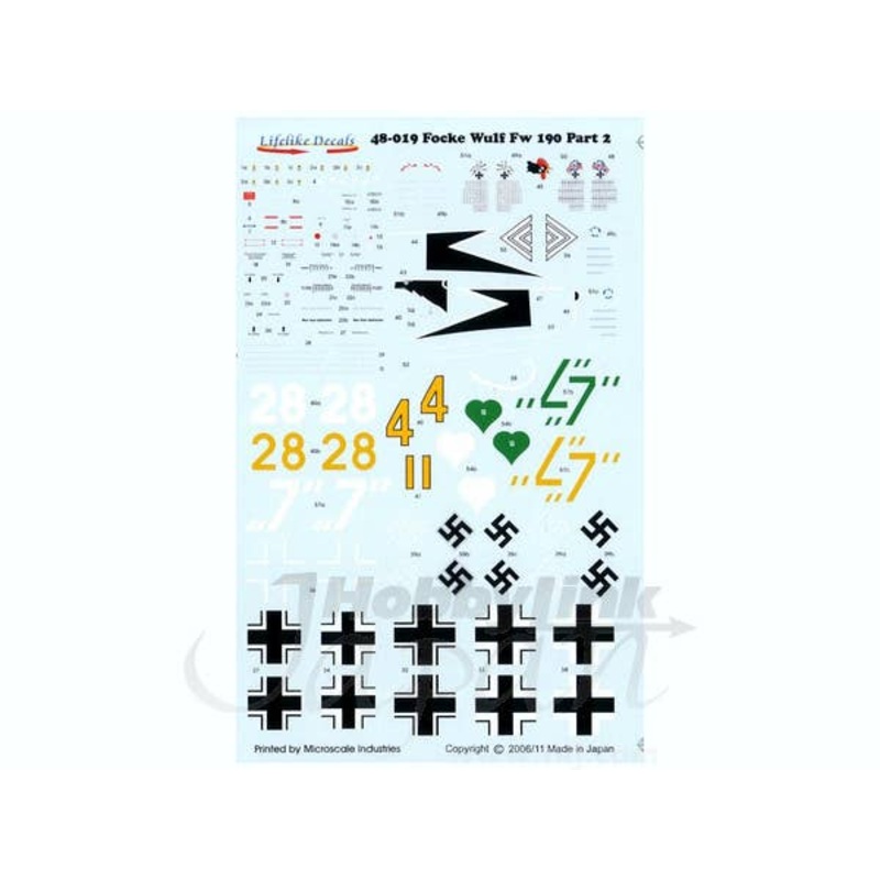 1/48 Focke-Wulf Fw190 #2 Decal