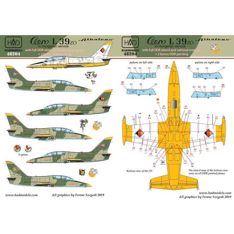 1/48 L-39 ZO/V in DDR and Hungarian Service