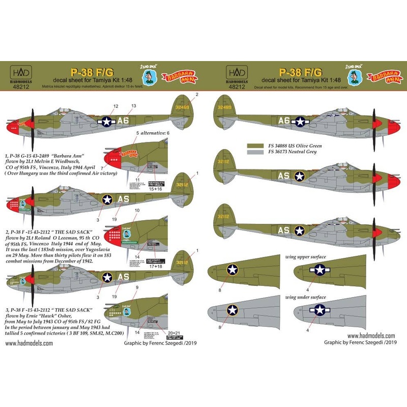 1/48 P-38F/G (for Tamiya)