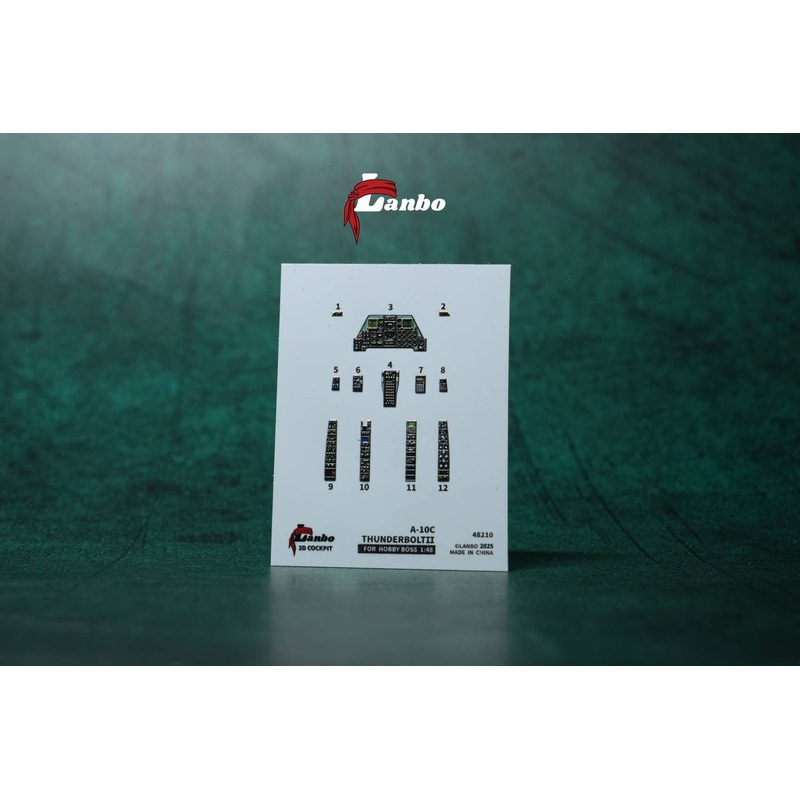 1/48 A-10C 3D interior decal (for. Hobby Boss)