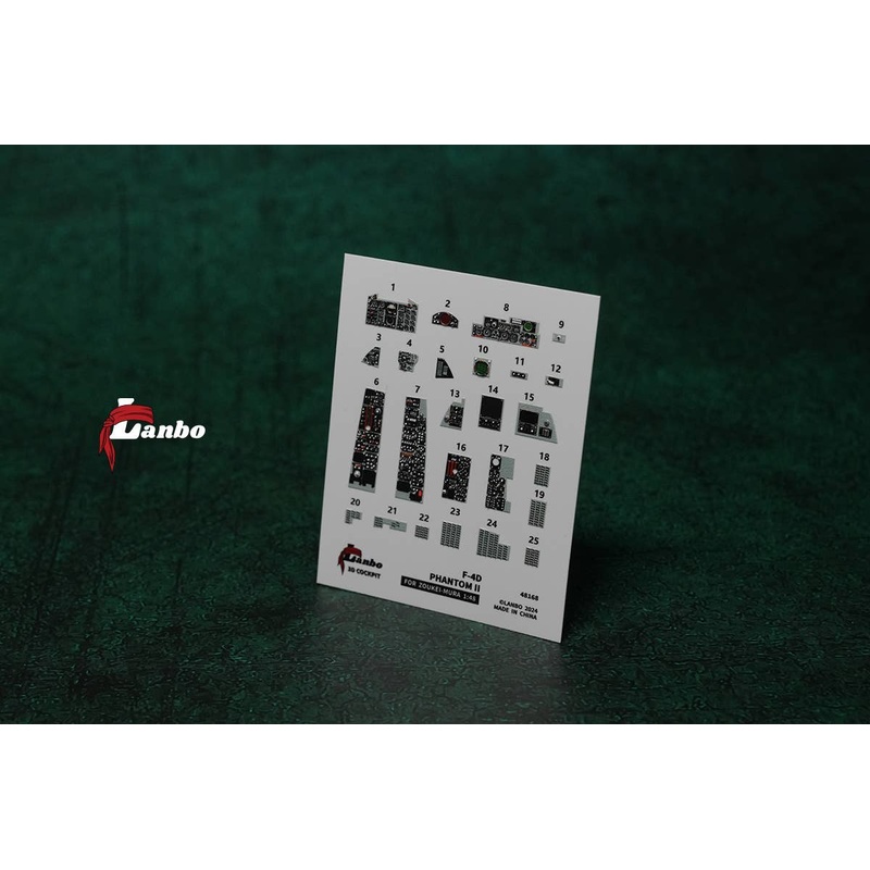 1/48 F-4D 3D interior decal (for. SWS)