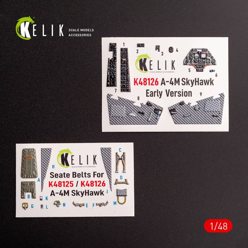 1/48 A-4M Early production- interior 3D decals for Magic Factory kit (for. Magic Factory)