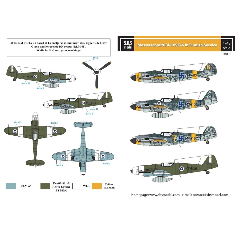 1/48 Messerschmitt Bf109G-6 in Finnish Service
