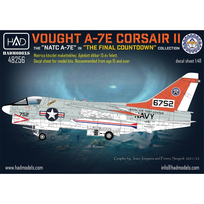 1/48 A-7E US NAVAL Air Test Center "The Final Countdown" collection