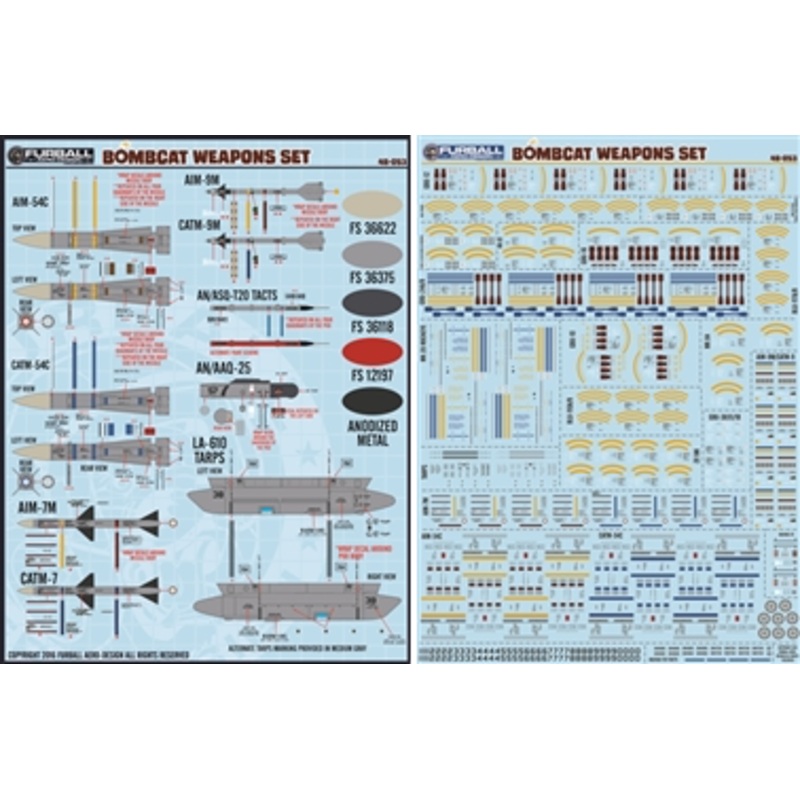 1/48 F-14 Bombcat Weapons Set