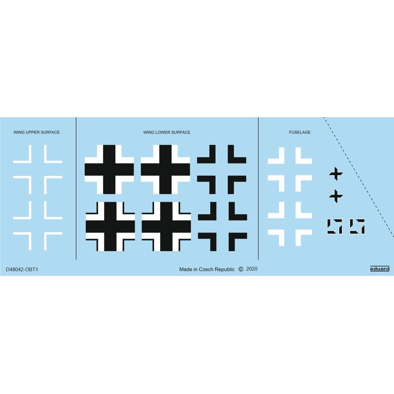 1/48 Bf 109G-10 Erla National Insignia (for Eduard)