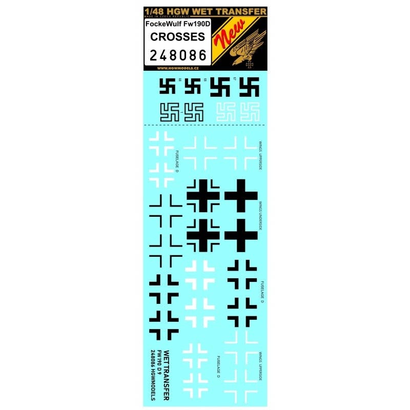 1/48 Focke Wulf Fw190D Crosses