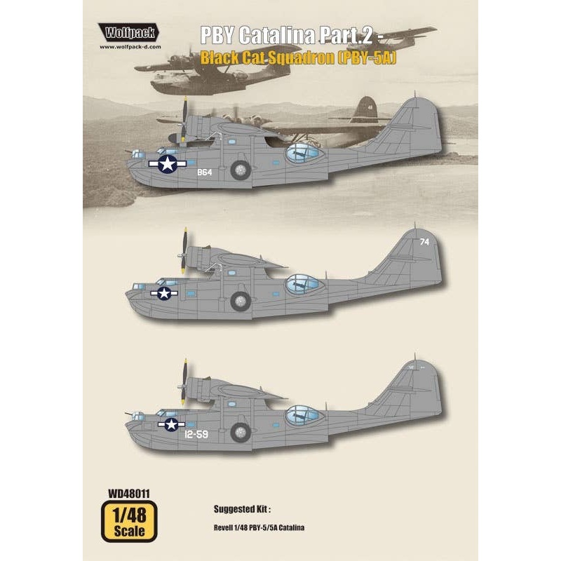 1/48 PBY Catalina Part.2 (PBY-5A) 'Black Cat Squadron'