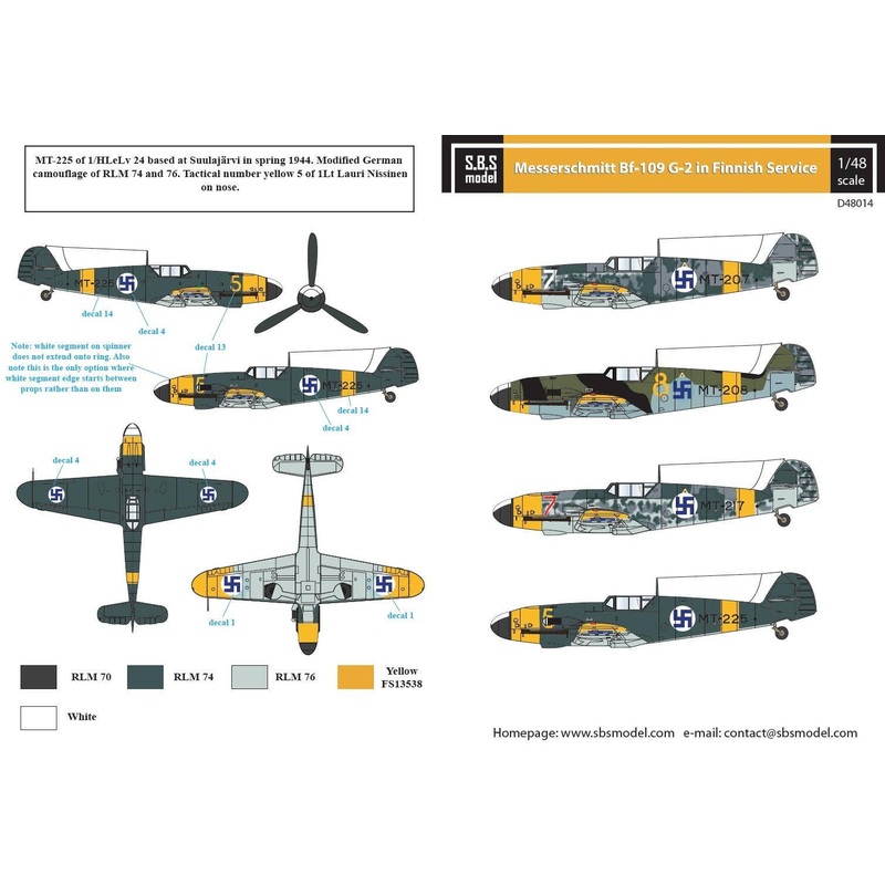 1/48 Messerschmitt Bf109G-2 in Finnish Service