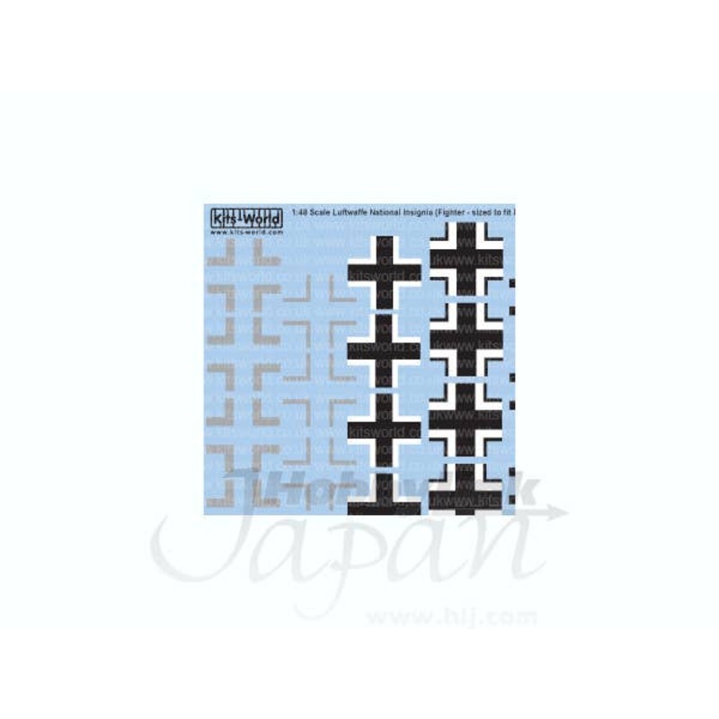 1/48 Bf-109 Balkenkreuz Decal